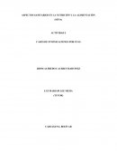 Aspectos sanitarios en la nutrición y la alimentación