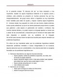 Ensayo "discurso del rey"