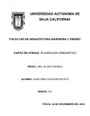 CARTA DE ATENAS: PLANEACION URBANISTICA