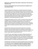 La participación democrática y la educación de Estanislao Zuleta resumen