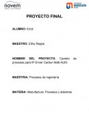 Cambio de procesos para IP Driver Carbon Matt AUDI