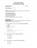 Examen De Recuperación – I Semestre