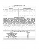 Ficha descriptiva del grupo