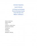 Actividad Integradora Leyes De Newton