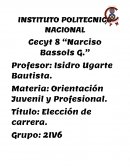 Orientación Juvenil y Profesional. Elección de carrera