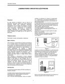 LABORATORIO CIRCUITOS ELÉCTRICOS