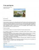 Eras Geologicas. Características principales