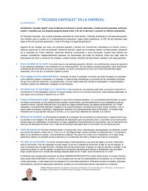 7 “Pecados capitales” en la empresa. Página 1