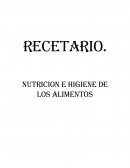 NUTRICION E HIGIENE DE LOS ALIMENTOS