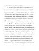 La visión de la educación básica y el perfil de los maestros