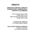 Ensayo - DDHH y DIH