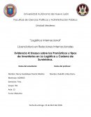 Ensayo sobre los Pronósticos y tipos de inventarios en La Logística y Cadena de Suministros.