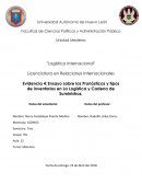 Ensayo sobre los Pronósticos y tipos de inventarios en La Logística y Cadena de Suministros.