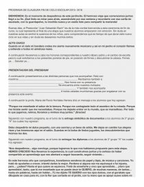 PROGRAMA DE CLAUSURA FIN DE CICLO ESCOLAR 2015- 2016. Página 1