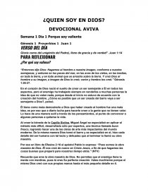 ¿QUIEN SOY EN DIOS? DEVOCIONAL AVIVA. Página 1