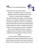 Ejemplo de cuento creado con niño de preescolar (3años)