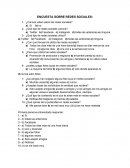 ENCUESTA SOBRE REDES SOCIALES:
