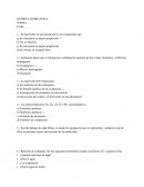 Examen quimica inorganica