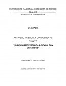 LOS FUNDAMENTOS DE LA CIENCIA SON DINÁMICOS