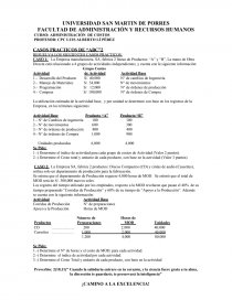 RESUELVA LOS SIGUIENTES CASOS PRACTICOS:. Página 1