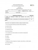 Examen tercer bimestre Historia 2 secundaria