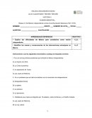 Examen tercer bimestre Historia 2 secundaria