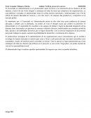 Análisis de perfil de egreso de la carrera