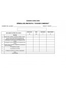 RÚBRICA DEL PROYECTO 1 “UN BUEN COMIENZO”