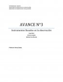 Instrumentos basados en la observación