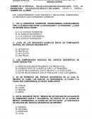 EXAMEN EXTRAORDINARIO DE GEOGRAFIA EN SECUNDARIA