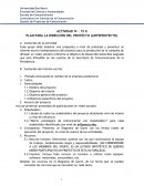 PLAN PARA LA DIRECCIÓN DEL PROYECTO (ANTEPROYECTO)
