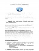 Actores de la cadena de abastecimiento.