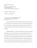 ASUNTO.- Se contesta demanda.