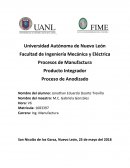 Proceso de Anodizado Manufactura