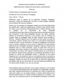 Pedagogia Actividad TRANSFORMACION