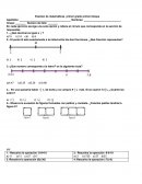 Examen matemáticas primer grado