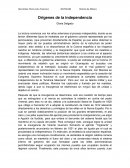 Orígenes de la independencia