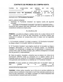 CONTRATO DE PROMESA DE COMPRA-VENTA