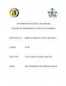 PSICOLOGIA - TRANSTORNOS DE PERSONALIDAD.