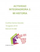 Actividad integradrora Mi historia