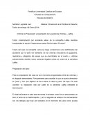 Informe de audiencia de acción de protección