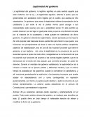 Legitimidad del gobierno