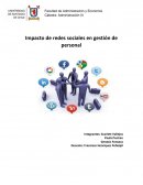 IMPACTO REDES SOCIALES EN LA GESTION DE PERSONAL