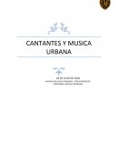 Cantantes y musica urbana