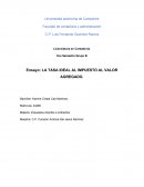 La tasa ideal del IVA