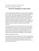 Resumen de Tegucigalpa en su época colonial