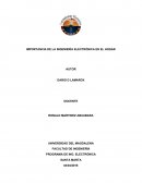 IMPORTANCIA DE LA INGENIERÍA ELECTRÓNICA EN EL HOGAR