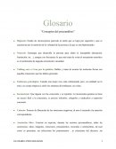 Glosario “Conceptos del psicoanálisis”