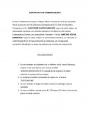 Contrato Compraventa, ejemplo.