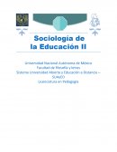 Para dar inicio a la asignatura de Sociología de la Educación II, responde a lo que se te indica de manera breve y concreta en la siguiente tabla: